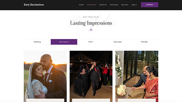 CS Web Design | Party Fascinations